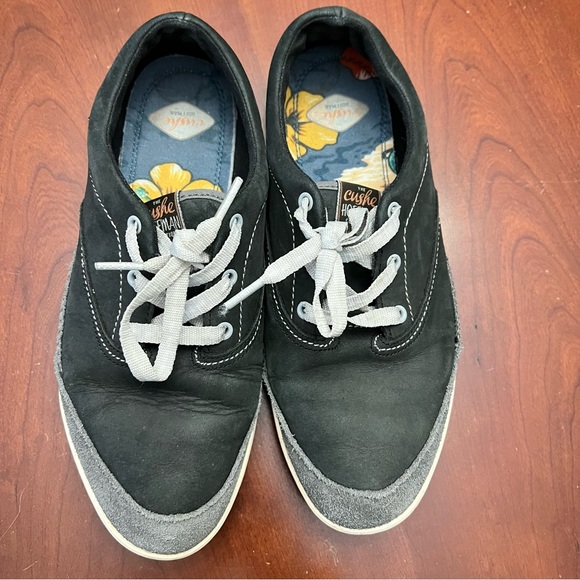 Cushe Women’s Ropewalk leather sneakers shoes size 7 charcoal black bluish grey - Picture 10 of 12